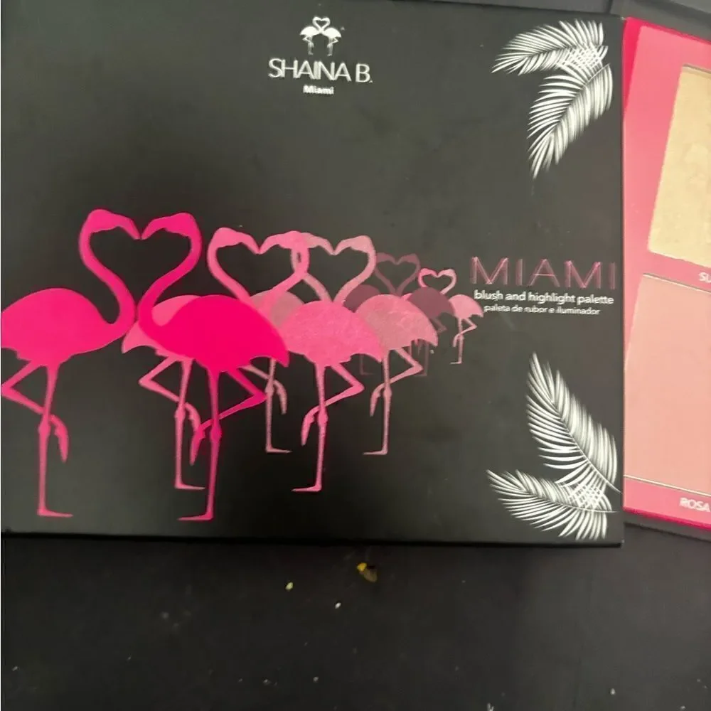 IAMI MINI PALETTE - BLUSH AND HIGHLIGHT new Shaina b miami 4 color retired